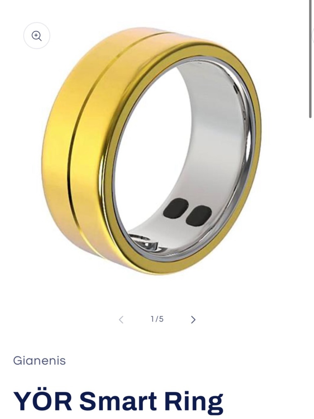 YÖR Smart Ring - Gold